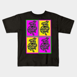 Pittie Pop Art Kids T-Shirt